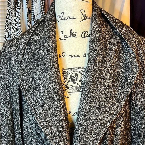 Calvin Klein Gray Wool Blend Double-Breasted Coat- NWOT - Picture 3 of 9